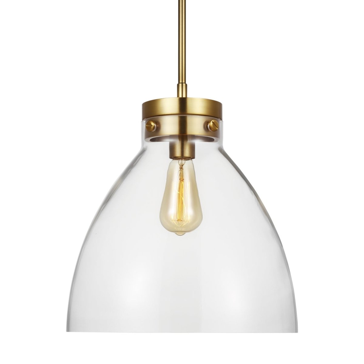 Suspension Garrett - Nickel poli 13 1/2" by Visual Comfort Studio | Luminaires & cie
