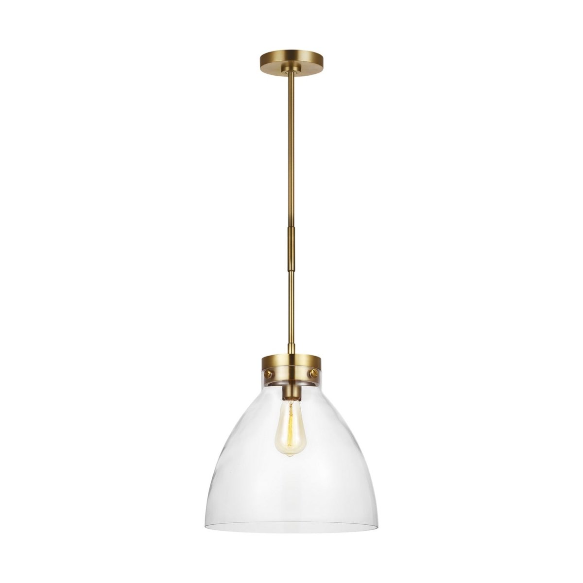 Suspension Garrett - Nickel poli 13 1/2" by Visual Comfort Studio | Luminaires & cie