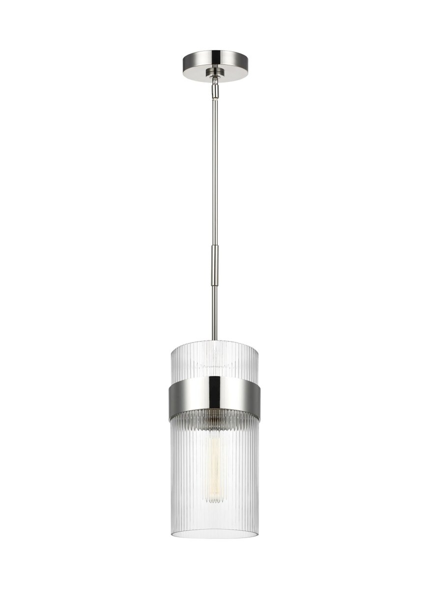 Suspension Geneva - Nickel poli by Visual Comfort Studio | Luminaires & cie