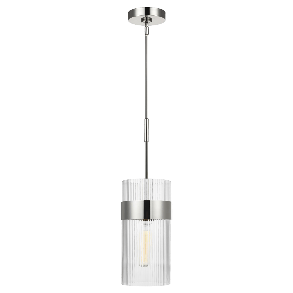 Suspension Geneva - Nickel poli by Visual Comfort Studio | Luminaires & cie