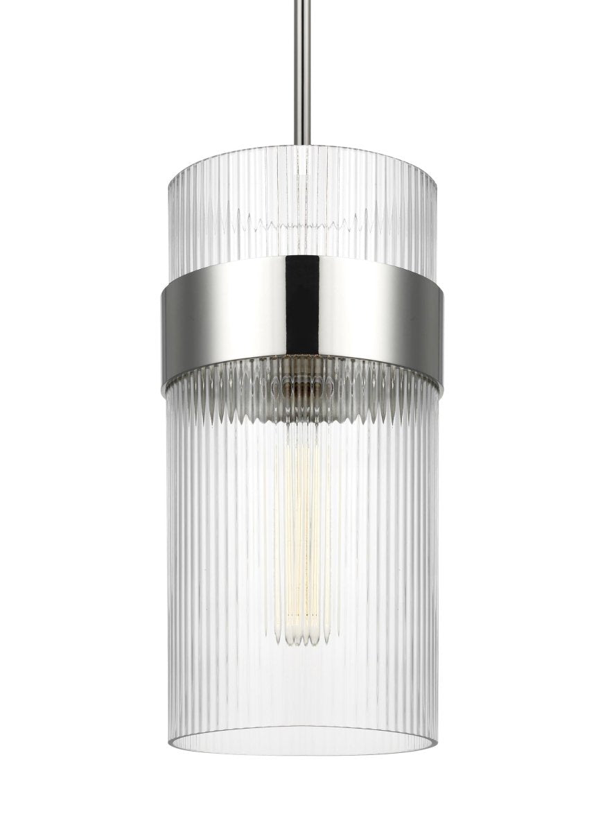 Suspension Geneva - Nickel poli by Visual Comfort Studio | Luminaires & cie