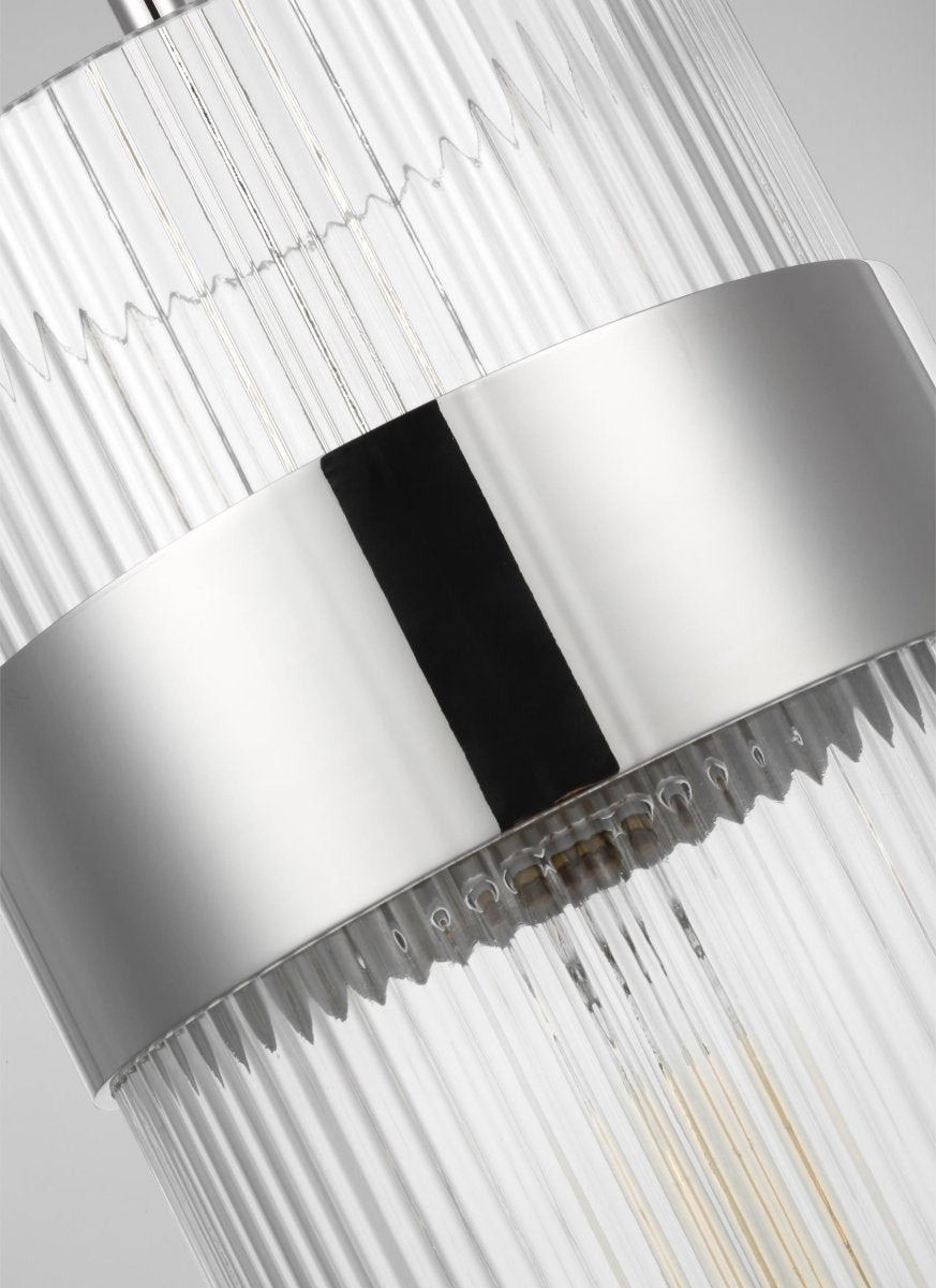 Suspension Geneva - Nickel poli by Visual Comfort Studio | Luminaires & cie