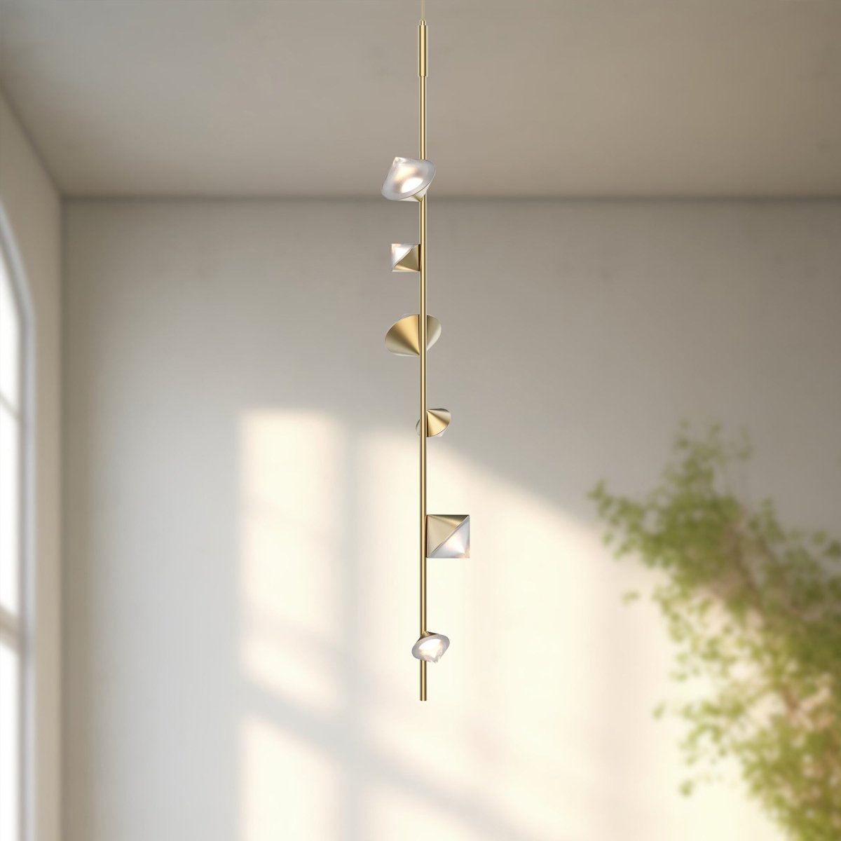 Suspension Geode - Or brossé by Kuzco Lighting | Luminaires & cie