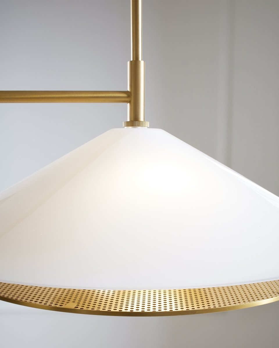 Suspension Gesture - Laiton brûlé by Visual Comfort Studio | Luminaires & cie