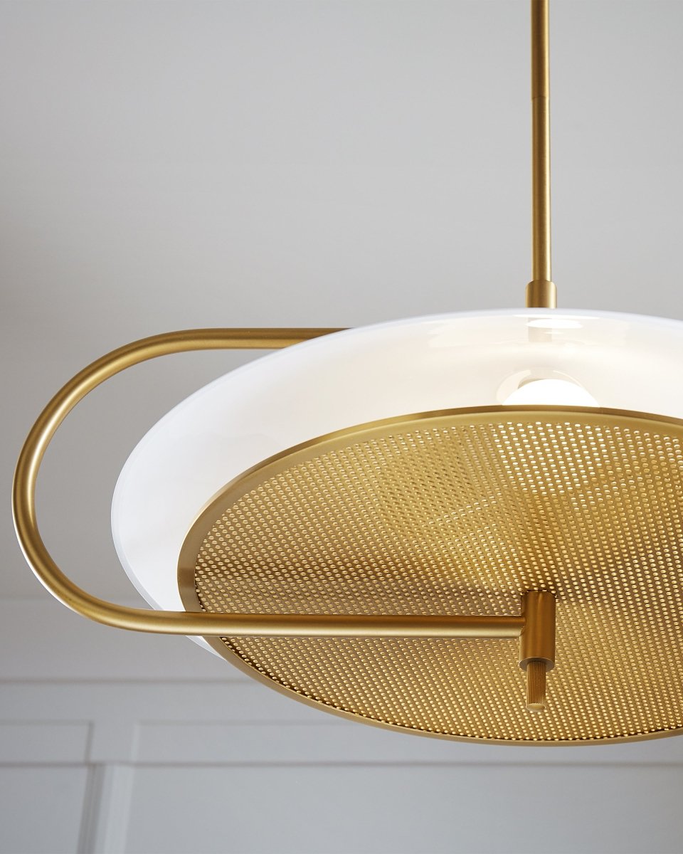 Suspension Gesture - Laiton brûlé by Visual Comfort Studio | Luminaires & cie