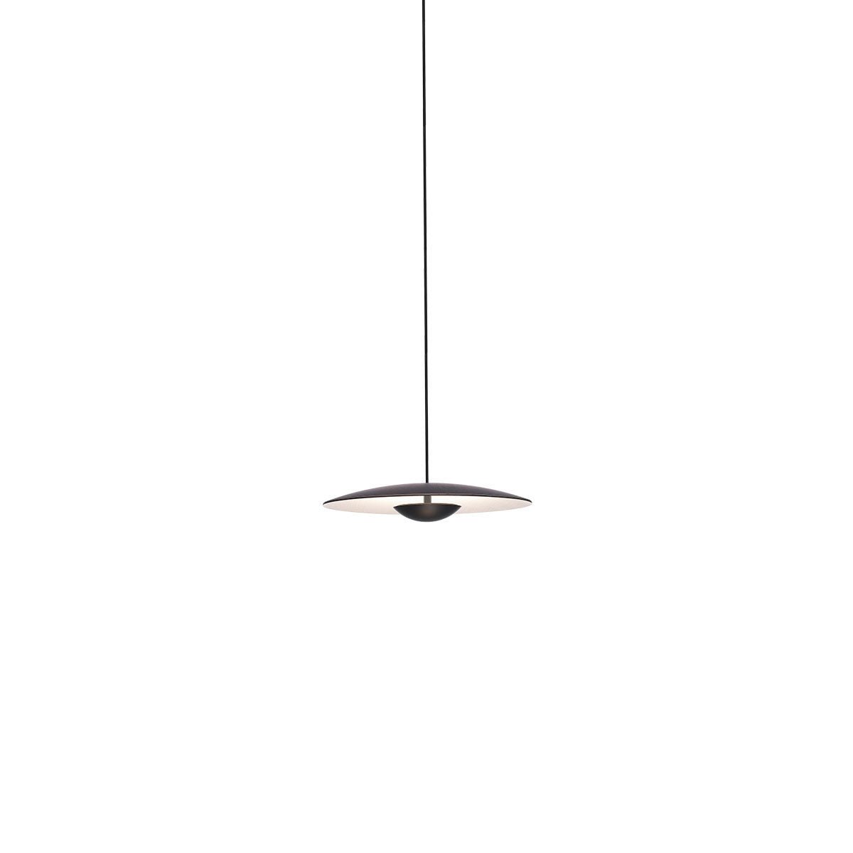 Suspension Ginger - Wenge/Blanc Ginger 20 (7.68") Non by Marset | Luminaires & cie