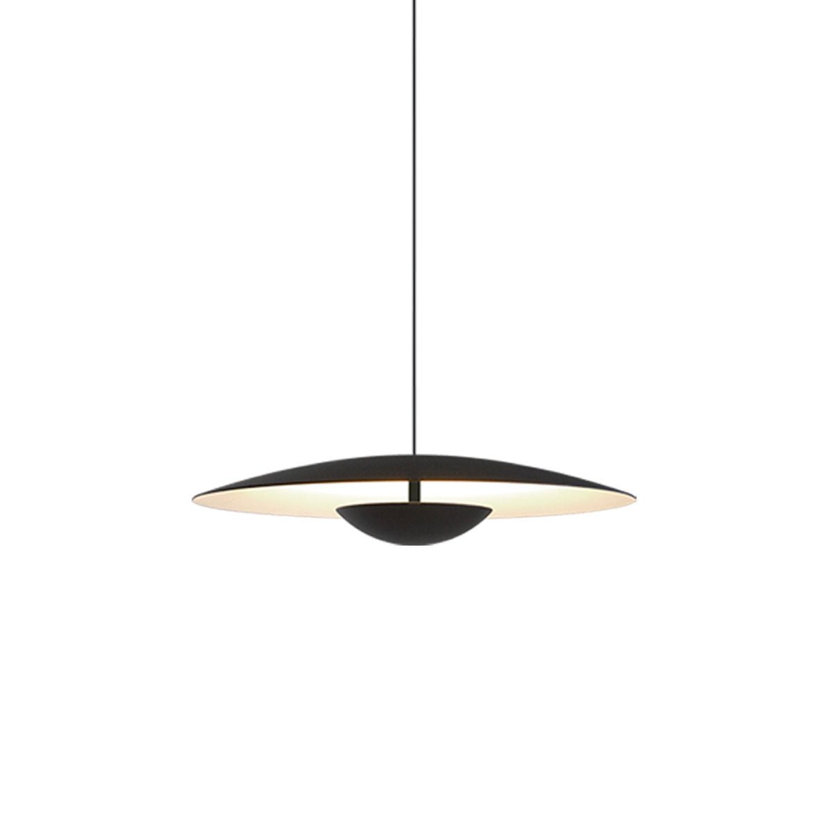 Suspension Ginger - Noir/Blanc Ginger 60 (23.62") TRIAC by Marset | Luminaires & cie