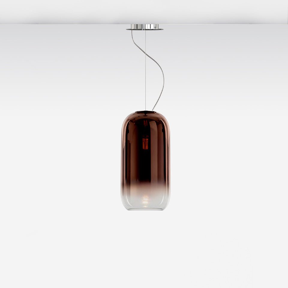 Suspension Gople - Classique (16 5/8") Cuivre Long (228") by Artemide | Luminaires & cie