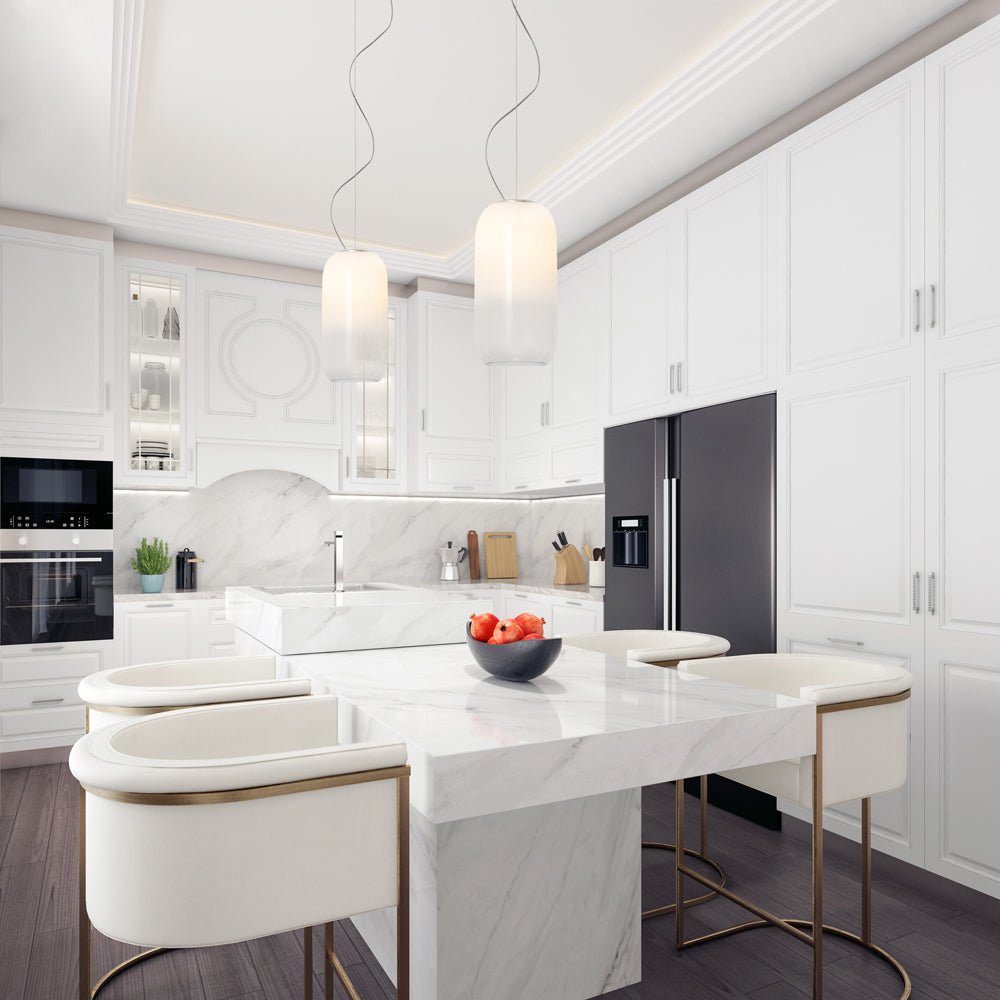 Suspension Gople - Mini (11 1/2") Bronze Régulier (60") by Artemide | Luminaires & cie