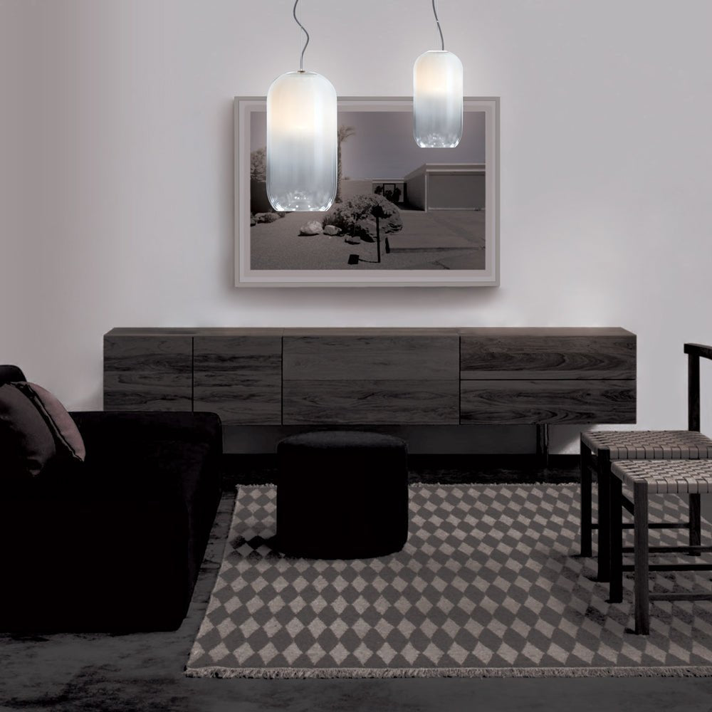 Suspension Gople - Mini (11 1/2") Bronze Régulier (60") by Artemide | Luminaires & cie