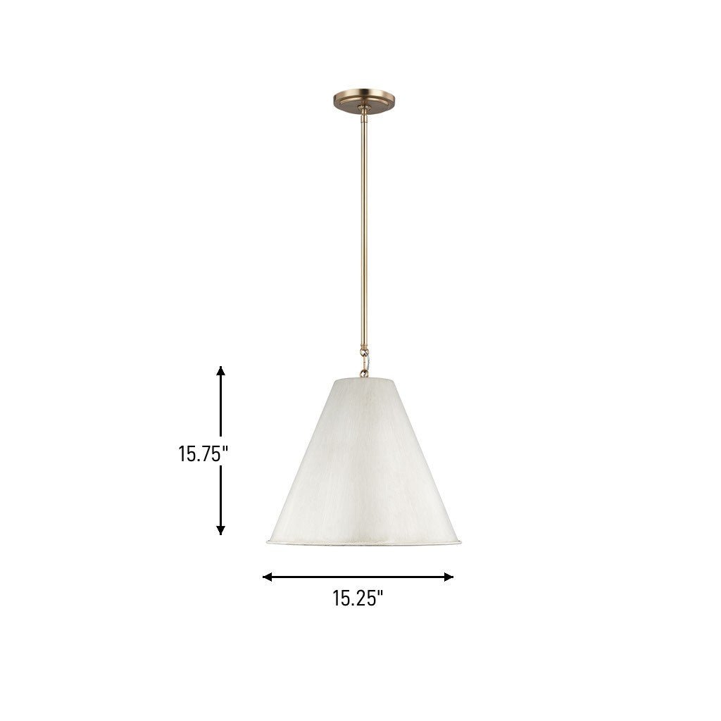 Suspension Gordon - Nickel brossé antique by Visual Comfort Studio | Luminaires & cie