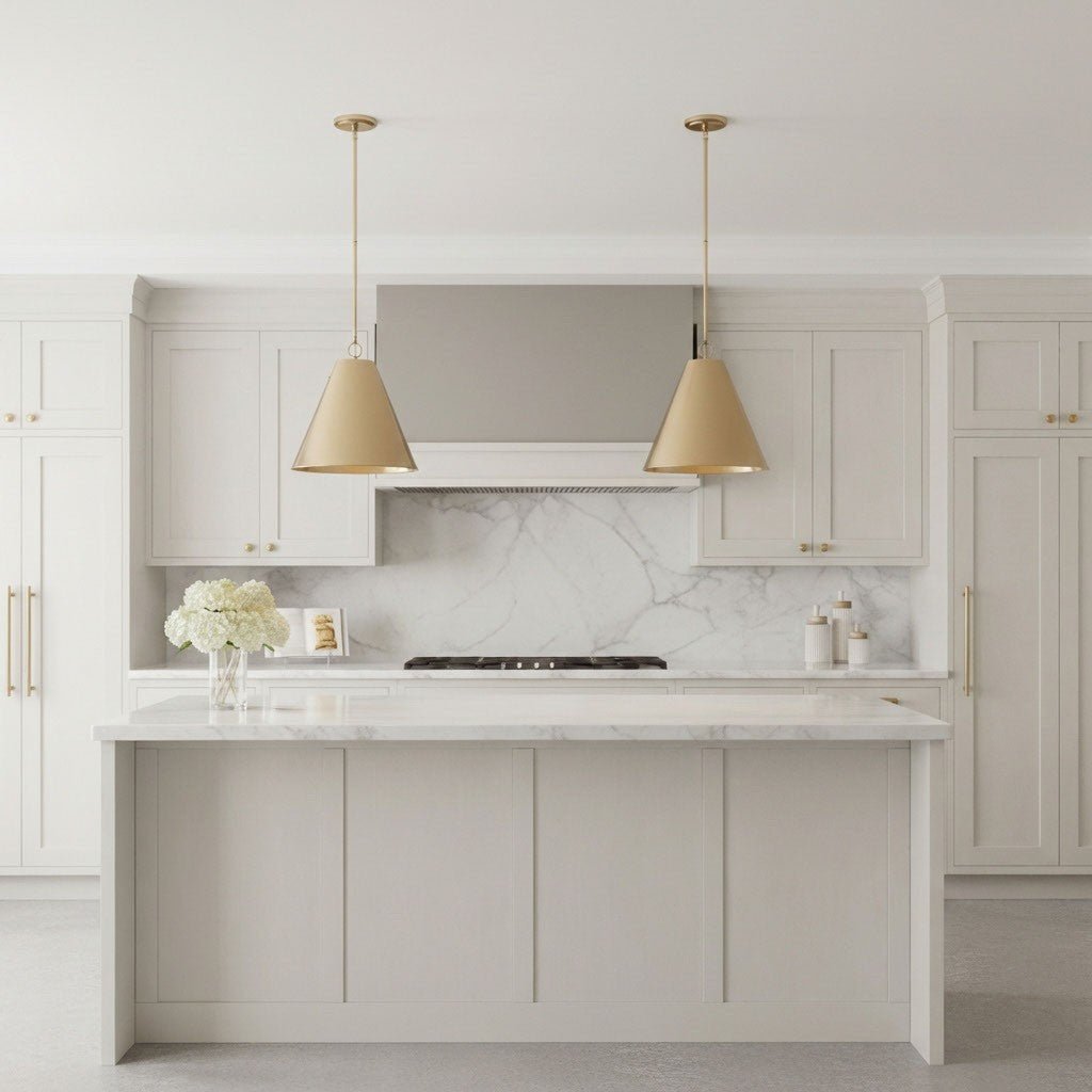 Suspension Gordon - Nickel brossé antique by Visual Comfort Studio | Luminaires & cie