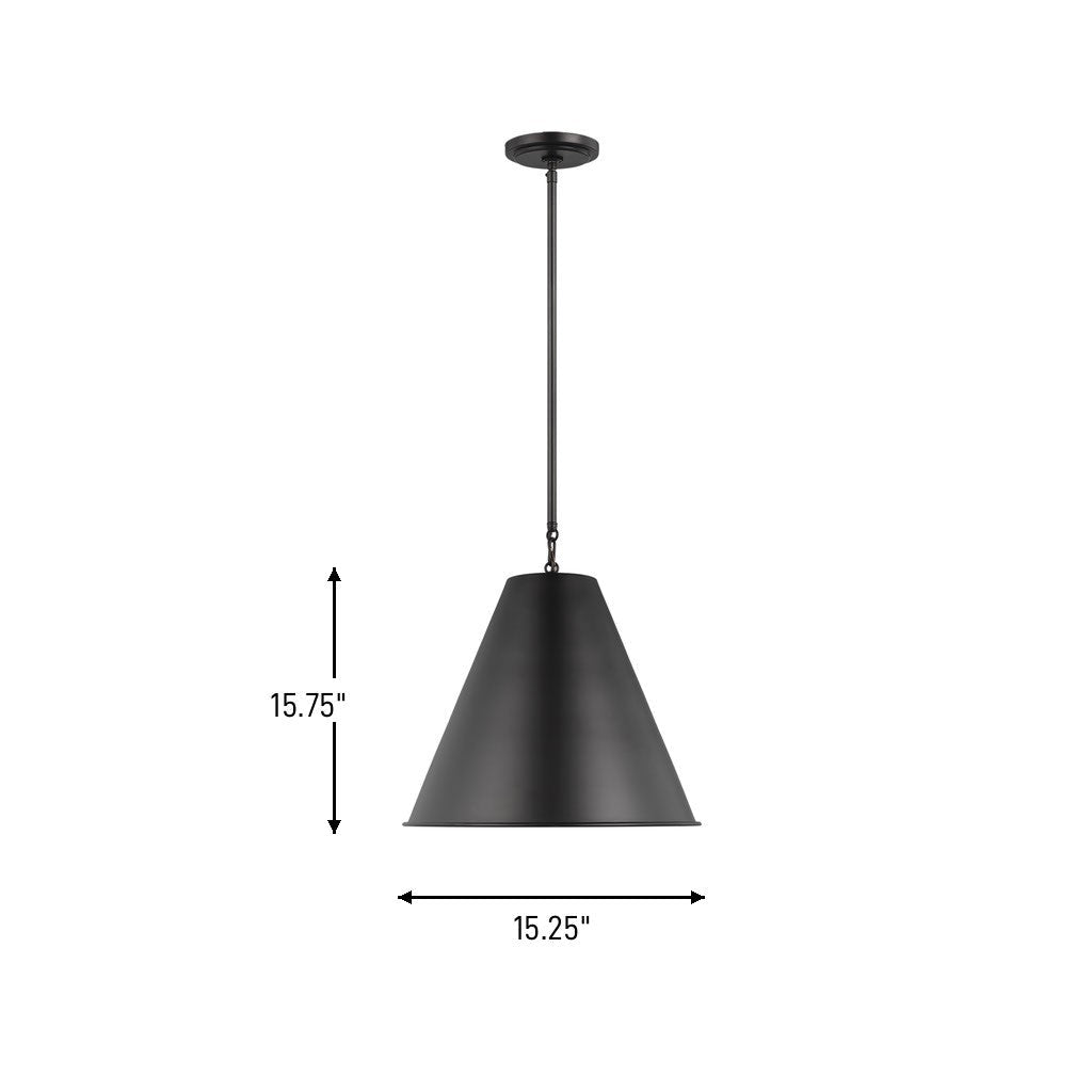 Suspension Gordon - Nickel brossé antique by Visual Comfort Studio | Luminaires & cie