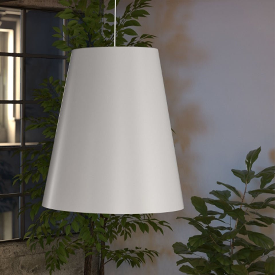 Suspension Gunnar - Blanc/Satin Haze Oui by Tech Lighting | Luminaires & cie