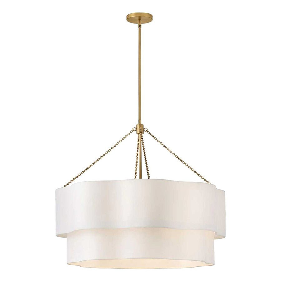 Suspension Gwen - Laiton laqué 32" by Hinkley | Luminaires & cie