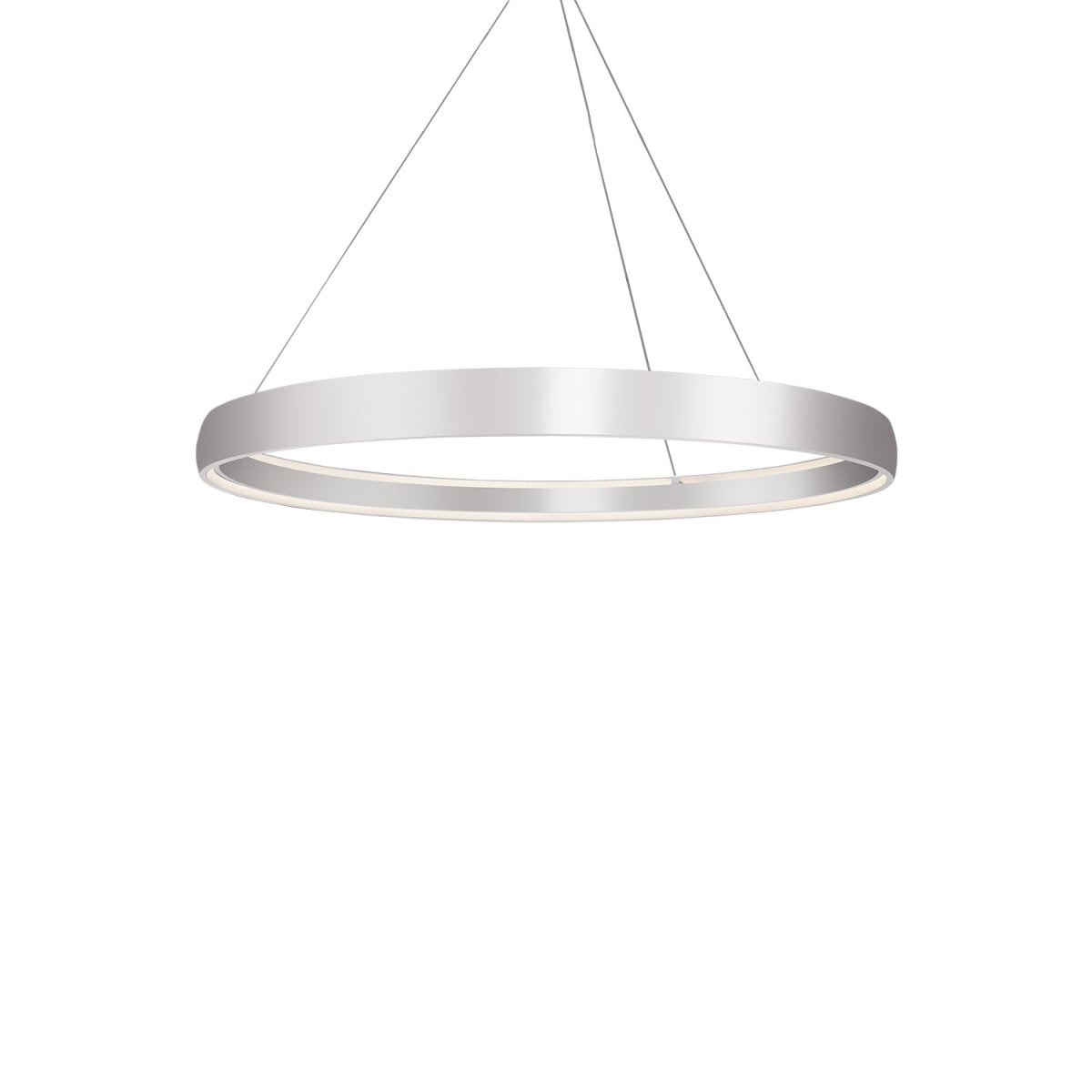 Suspension Halo - Argent brossé 52" by Kuzco Lighting | Luminaires & cie