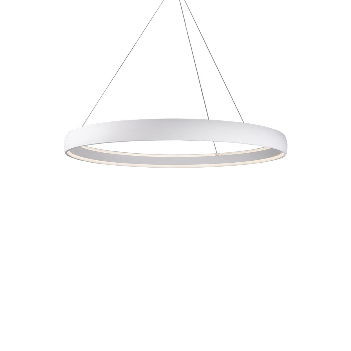 Suspension Halo - Blanc 52" by Kuzco Lighting | Luminaires & cie