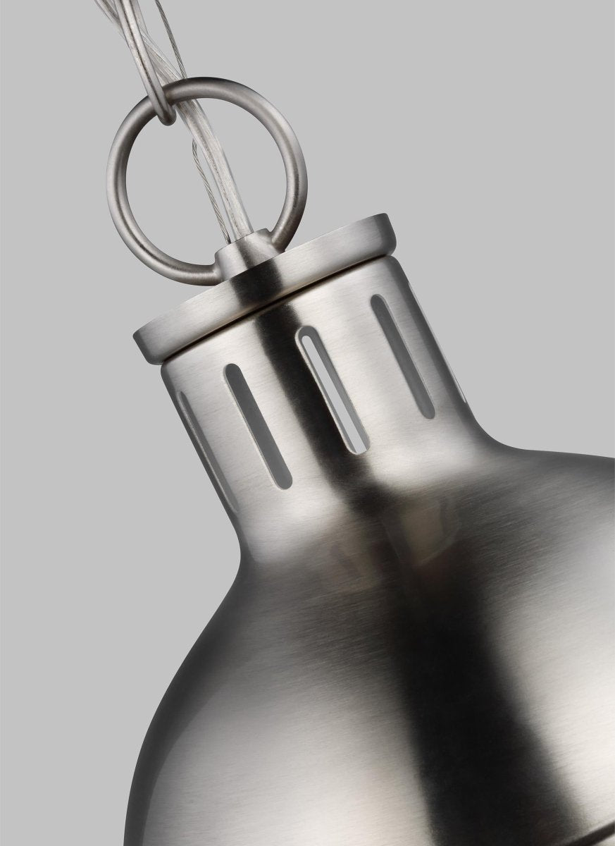 Suspension Hanks - Nickel brossé 8 1/8" Ampoules non - incluses by Visual Comfort Studio | Luminaires & cie
