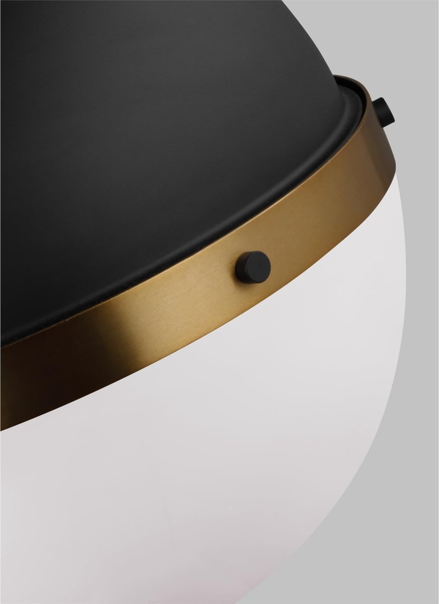 Suspension Hanks - Noir de minuit 13 1/4" Ampoules non - incluses by Visual Comfort Studio | Luminaires & cie