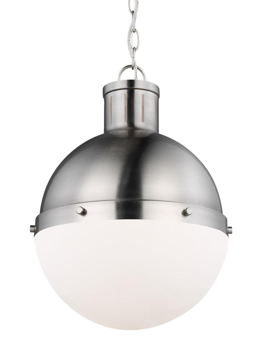 Suspension Hanks - Nickel brossé 13 1/4" Ampoules non - incluses by Visual Comfort Studio | Luminaires & cie