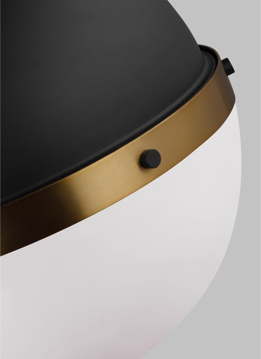 Suspension Hanks - Noir de minuit 13 1/4" Ampoules DEL incluses by Visual Comfort Studio | Luminaires & cie