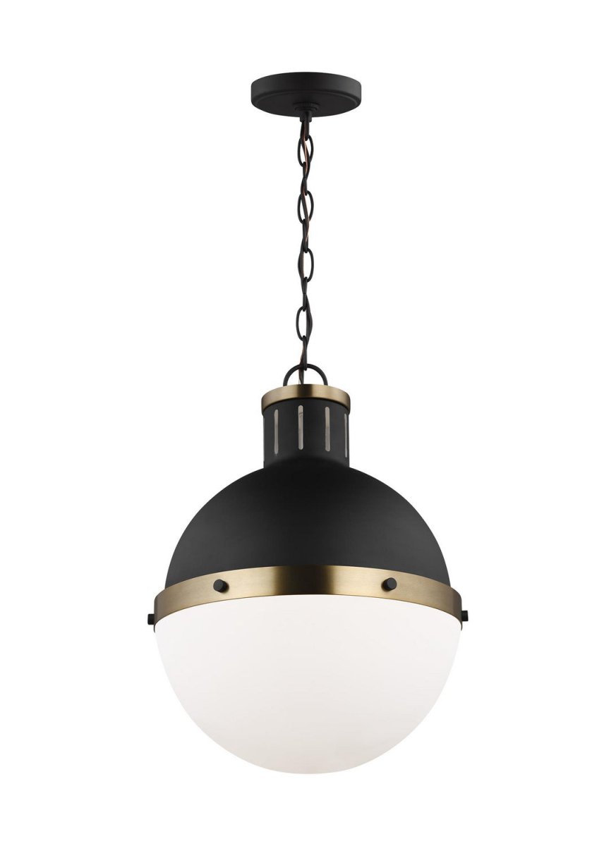 Suspension Hanks - Nickel brossé 16" by Visual Comfort Studio | Luminaires & cie