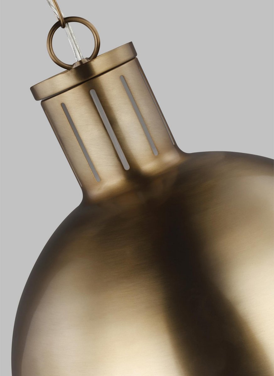 Suspension Hanks - Nickel brossé 16" by Visual Comfort Studio | Luminaires & cie