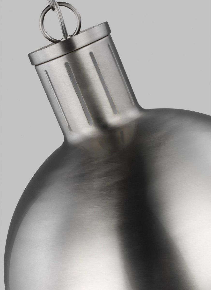 Suspension Hanks - Nickel brossé 16" by Visual Comfort Studio | Luminaires & cie