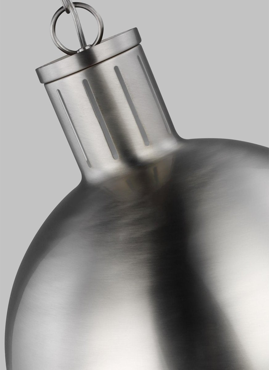 Suspension Hanks - Nickel brossé 16" Ampoules DEL incluses by Visual Comfort Studio | Luminaires & cie