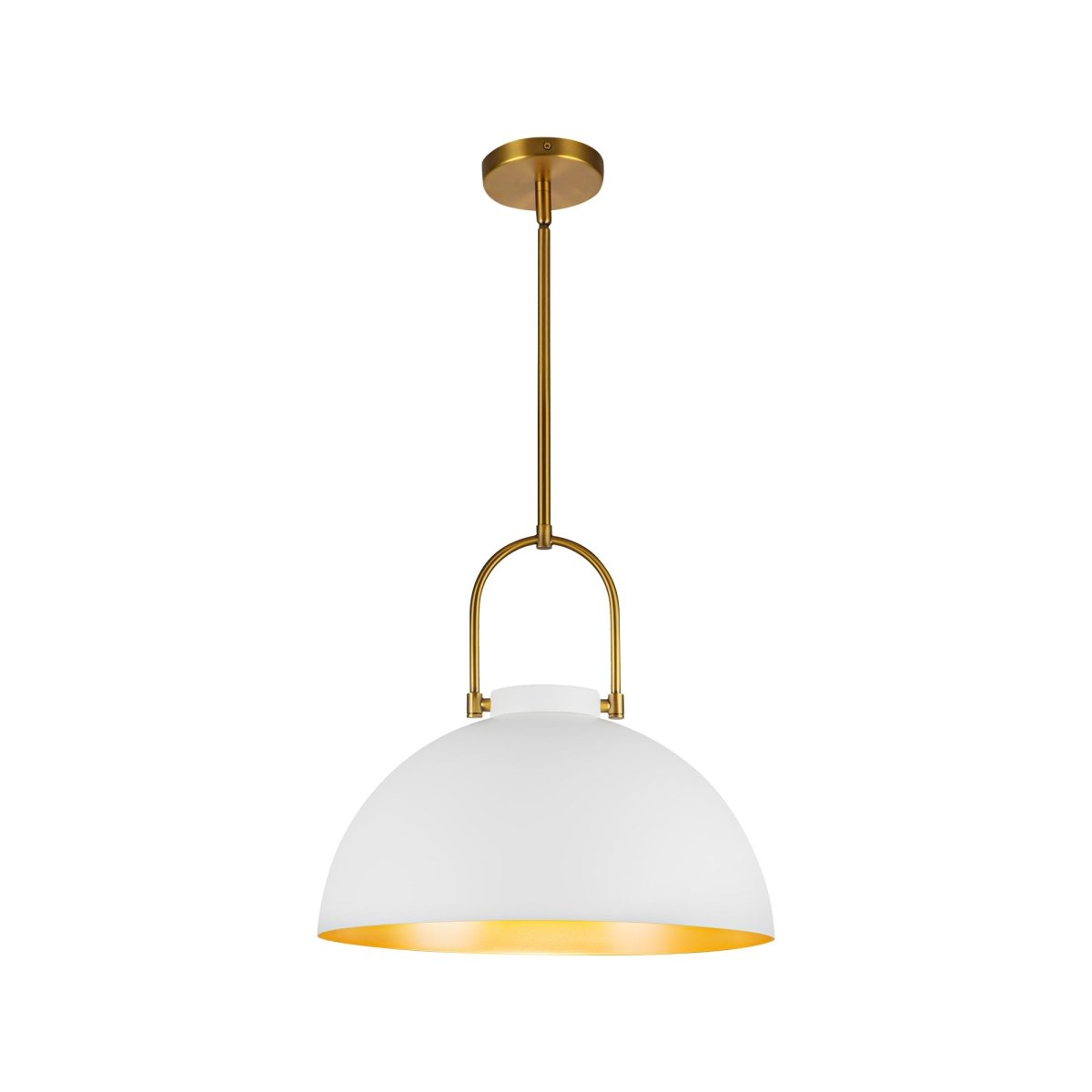 Suspension Harper - Blanc Sans verre by Alora Lighting | Luminaires & cie