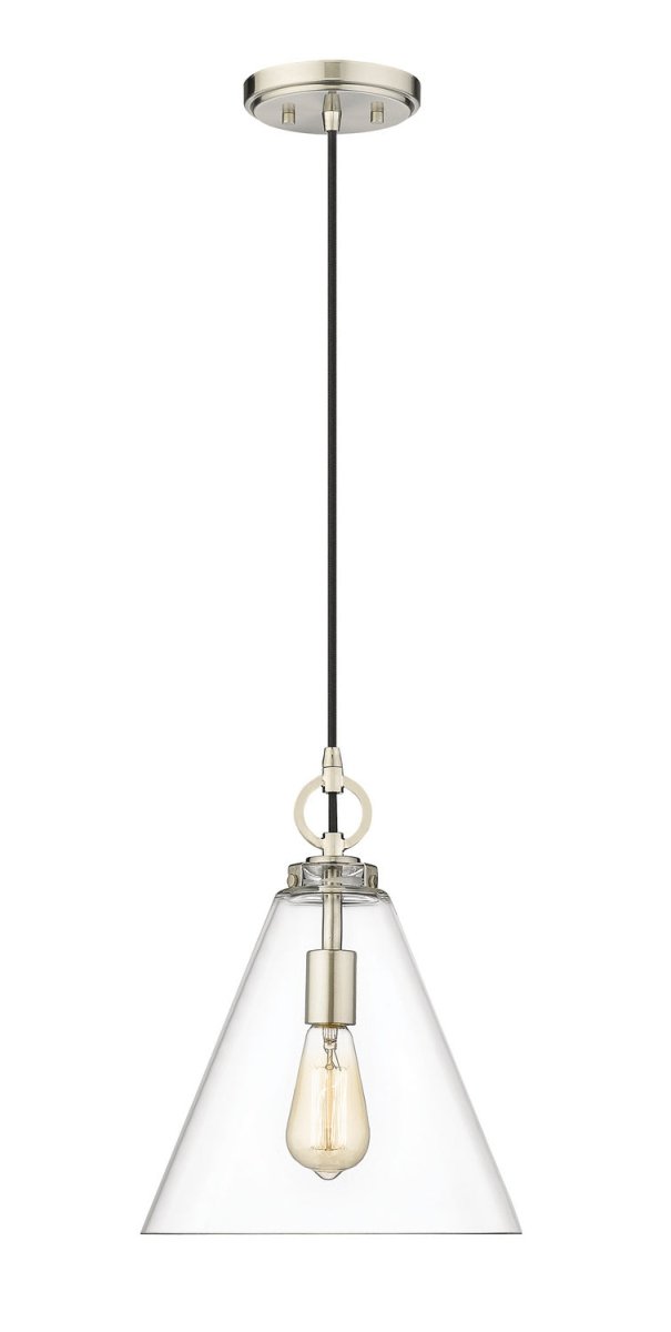 Suspension Harper - Nickel brossé by Z-Lite | Luminaires & cie