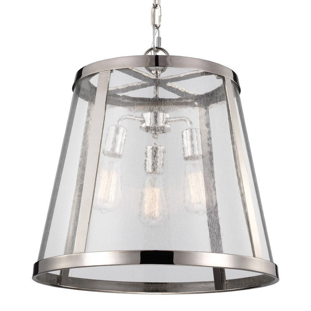 Suspension Harrow - Nickel poli 16" by Visual Comfort Studio | Luminaires & cie