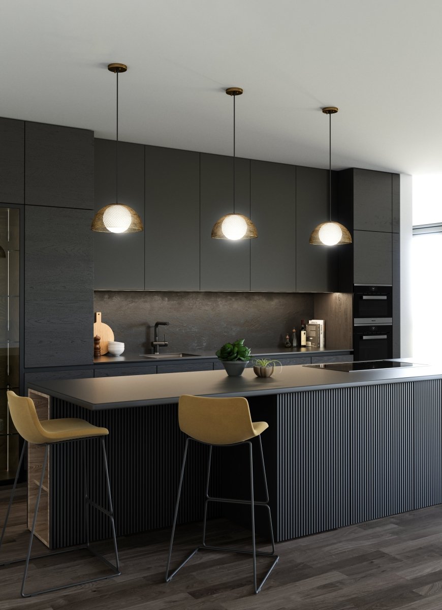 Suspension Haven - Or by Alora Lighting | Luminaires & cie