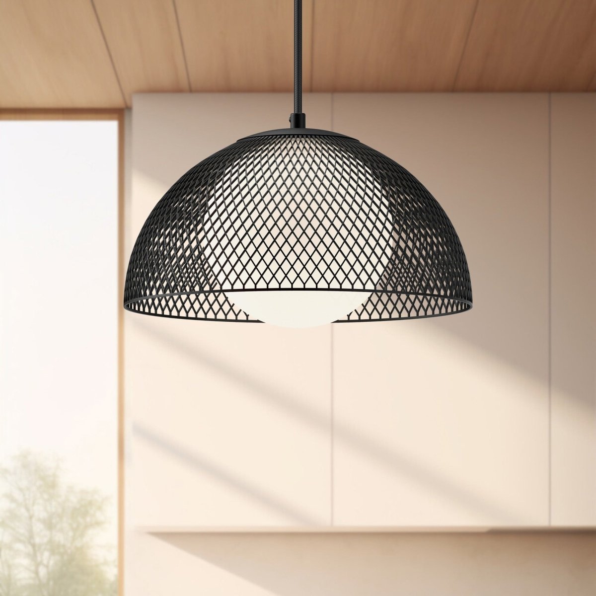 Suspension Haven - Noir mat by Alora Lighting | Luminaires & cie