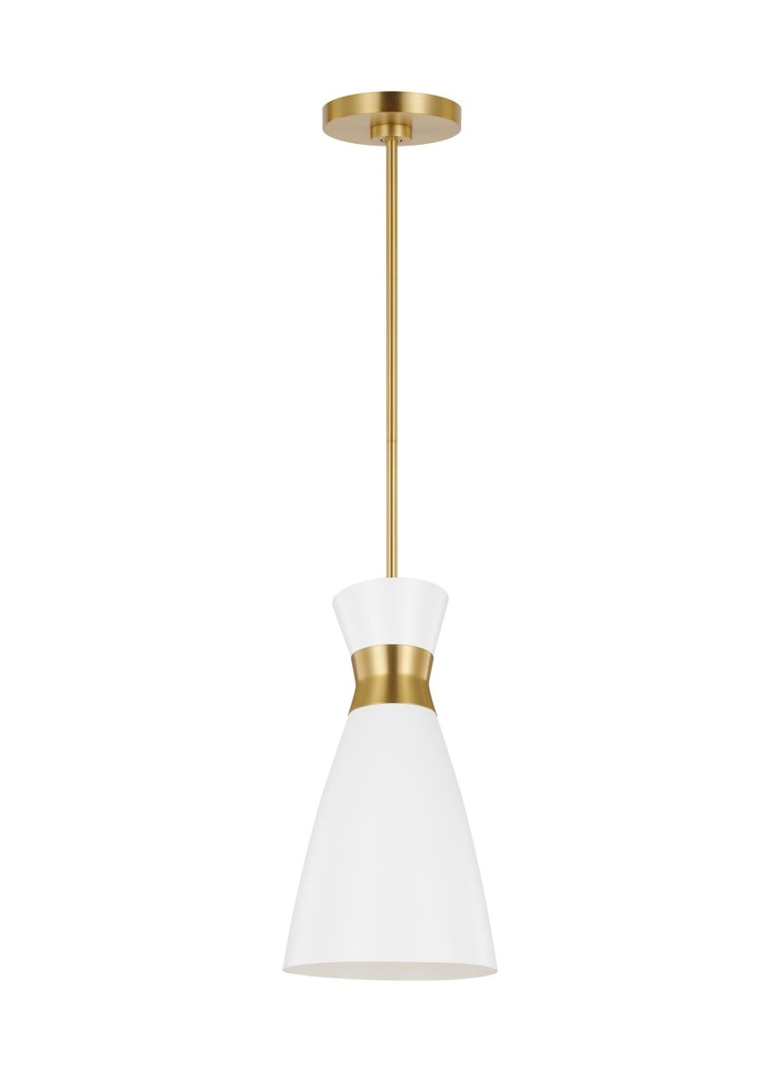 Suspension Heath - Noir de minuit et laiton brunis 8 1/8" by Visual Comfort Studio | Luminaires & cie