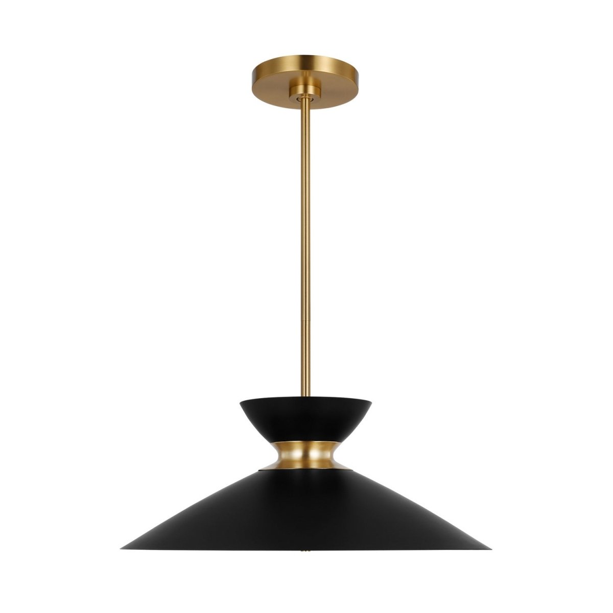 Suspension Heath - Noir minuit et laiton bruni by Visual Comfort Studio | Luminaires & cie