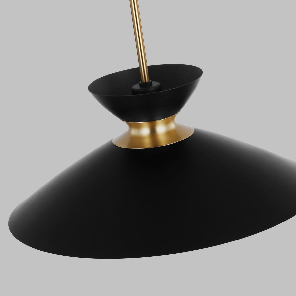 Suspension Heath - Blanc mat et laiton bruni by Visual Comfort Studio | Luminaires & cie