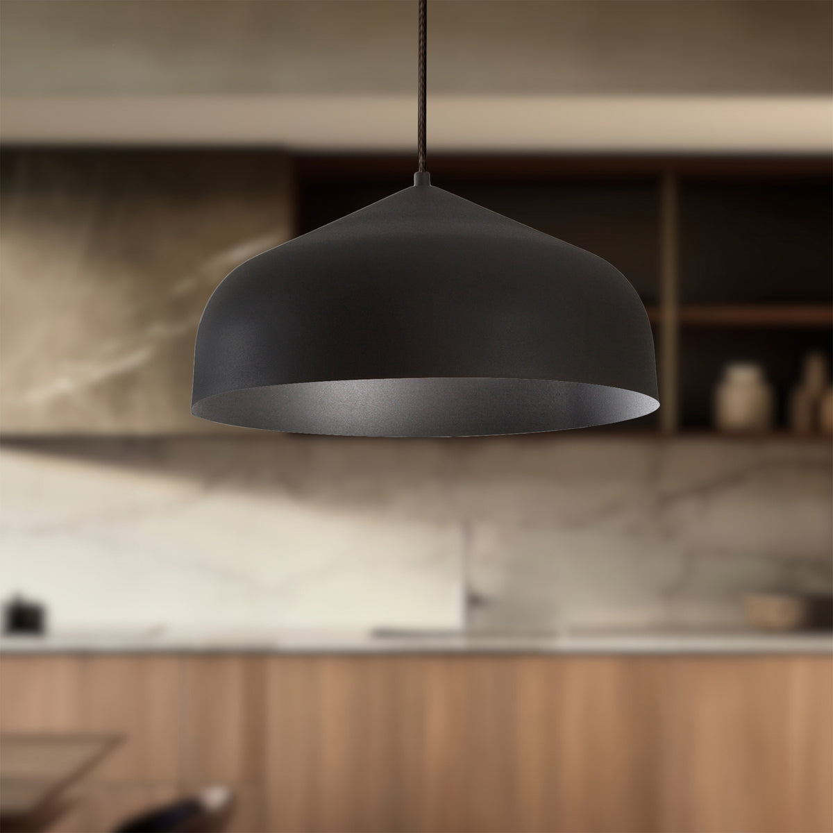 Suspension Helena Noir, Revêtement texturé – vue 2