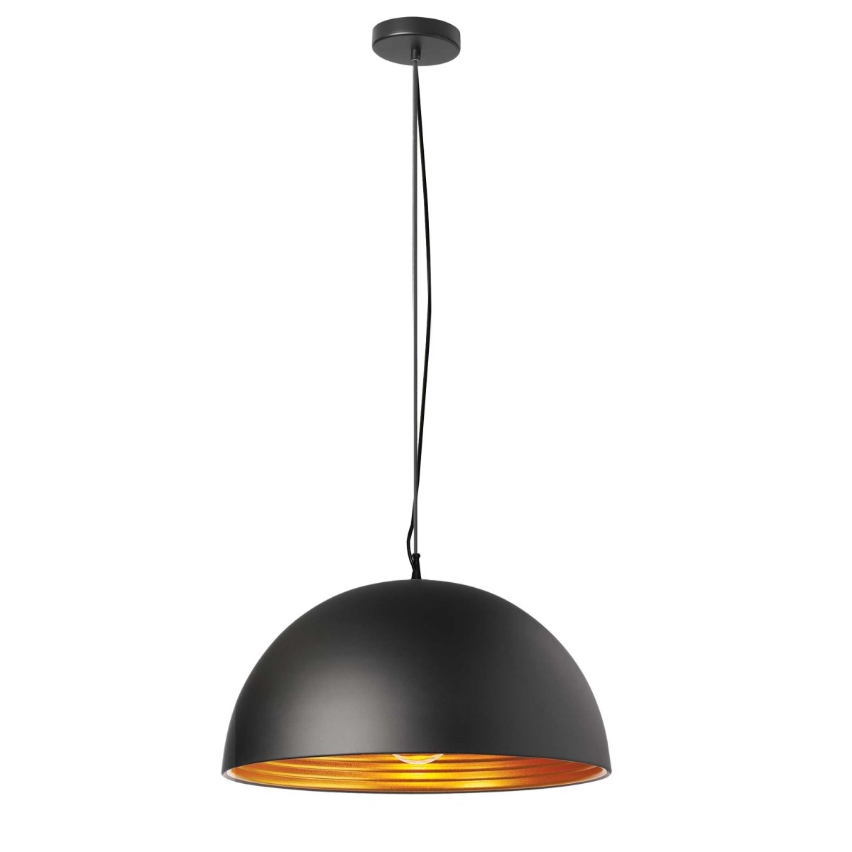 Suspension Helsinki - Noir 20" by Dainolite | Luminaires & cie