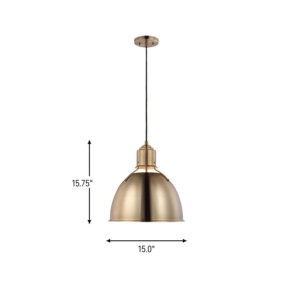 Suspension Huey - Blanc antique by Visual Comfort Studio | Luminaires & cie
