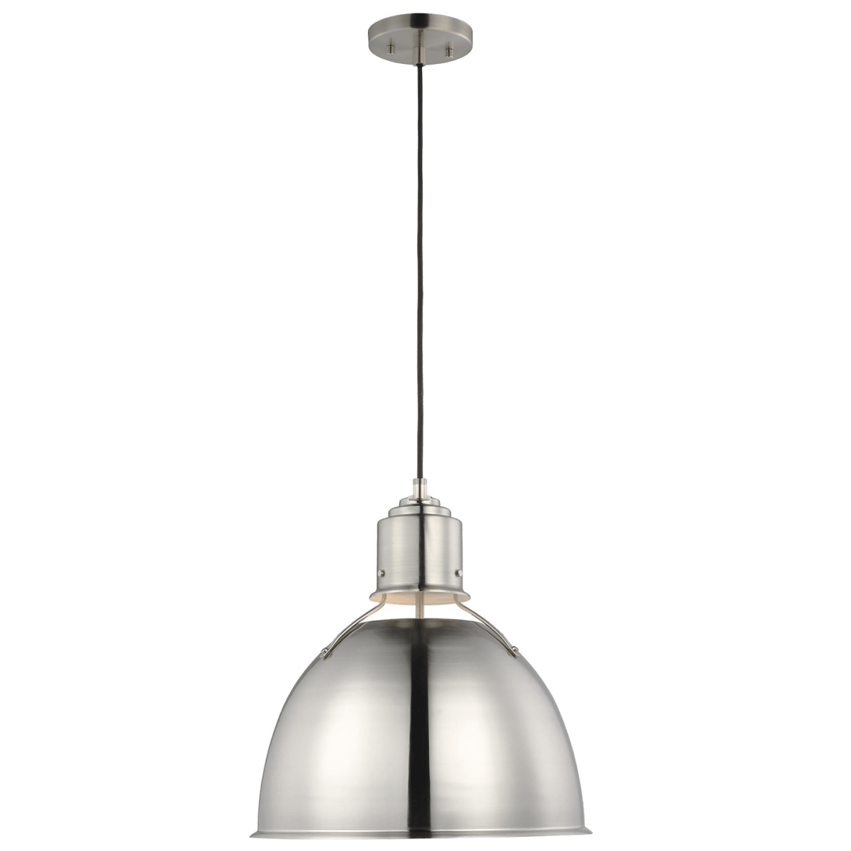 Suspension Huey - Nickel brossé Ampoules DEL incluses by Visual Comfort Studio | Luminaires & cie