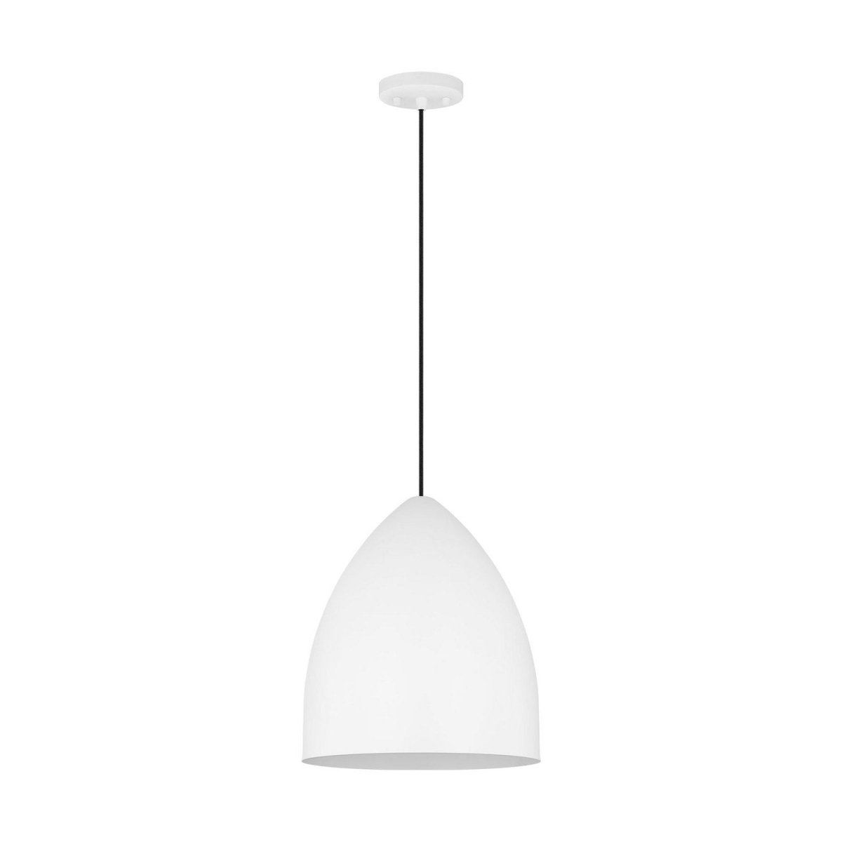 Suspension Huron - 17" Blanc mat by Visual Comfort Studio | Luminaires & cie