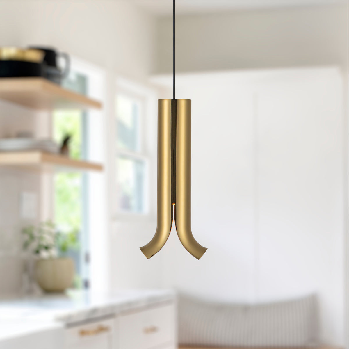 Mini-suspension Husk Laiton vintage – vue 5