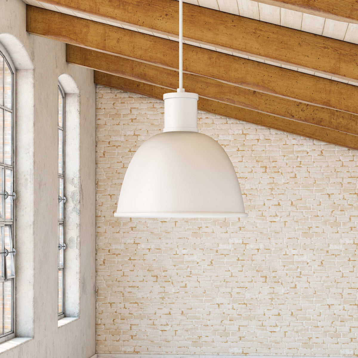 Suspension Irving Blanc, 15 3/4" – vue 2