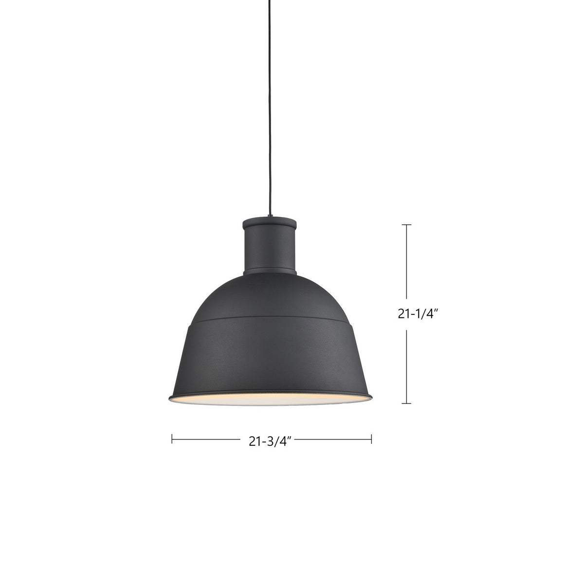 Suspension Irving Noir, 21 3/4" – vue 3