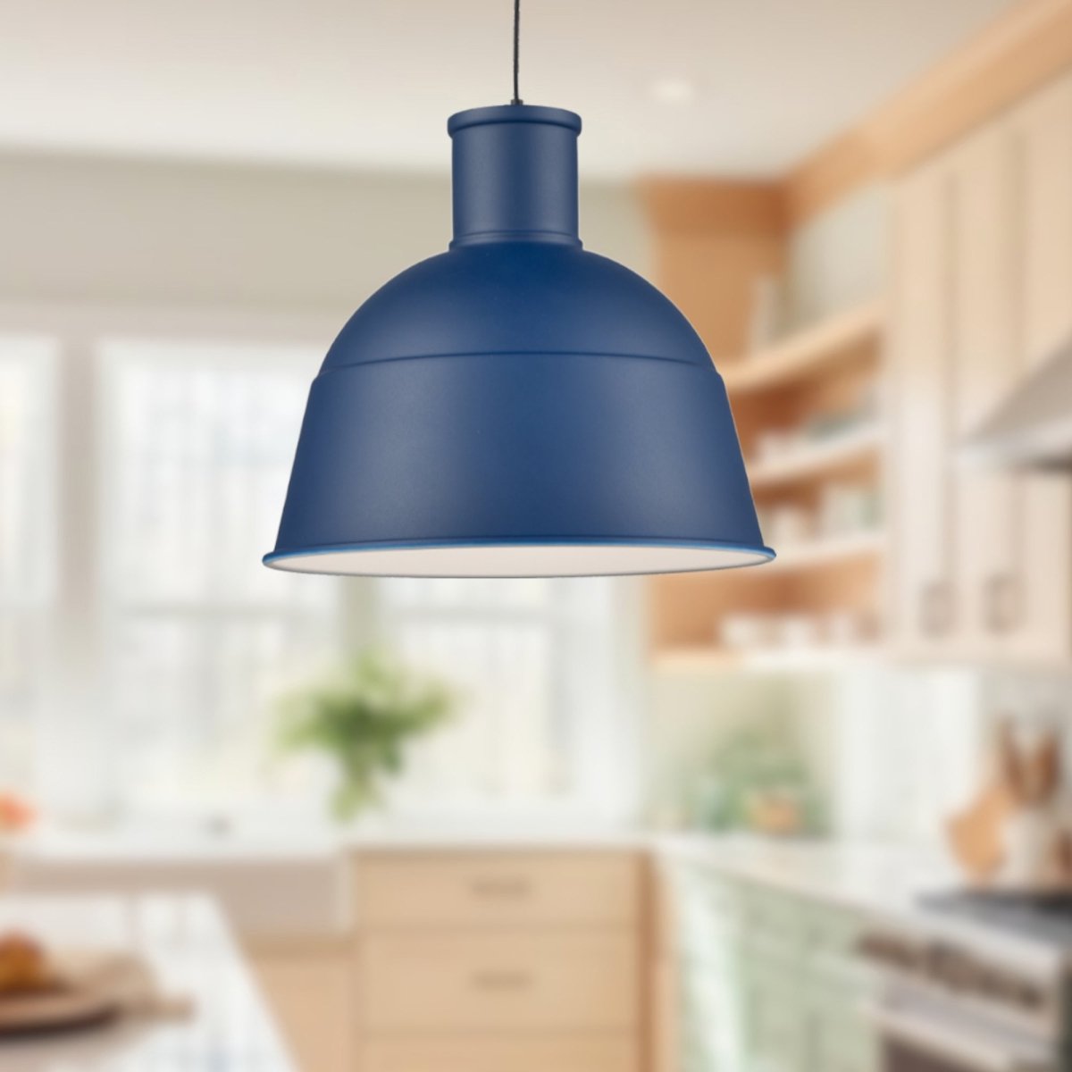 Suspension Irving - Bleu indigo 13" by Kuzco Lighting | Luminaires & cie