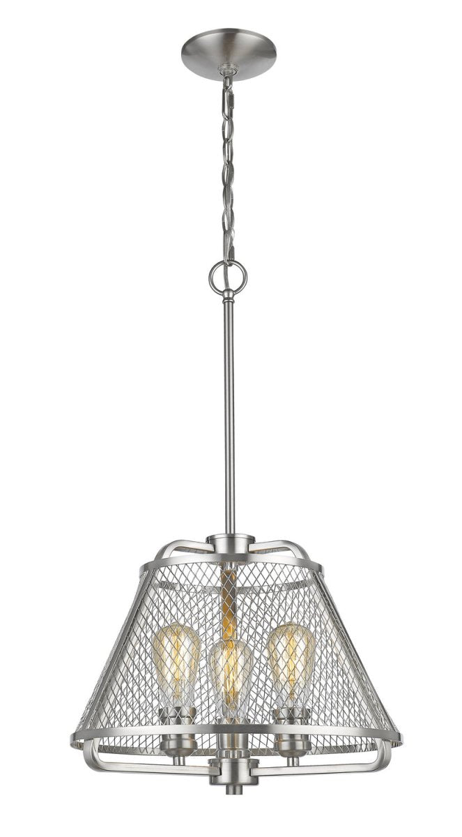 Suspension Iuka - Nickel brossé 16" by Z-Lite | Luminaires & cie