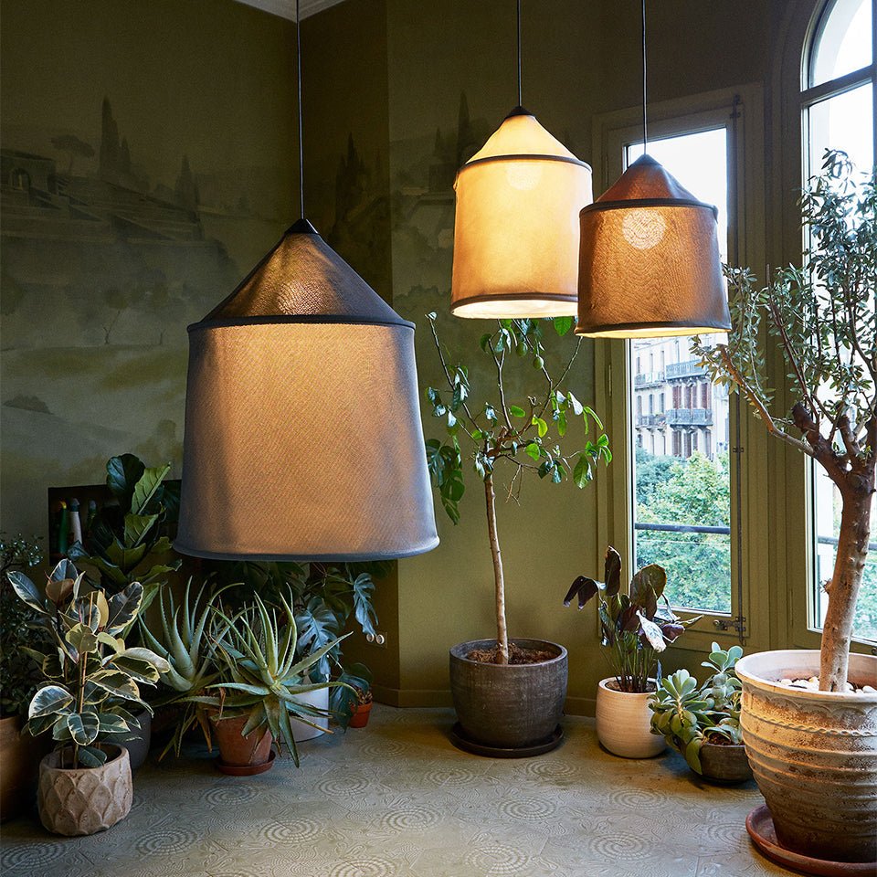 Suspension Jaima - Gris Jaima 71 (28" Dia) by Marset | Luminaires & cie