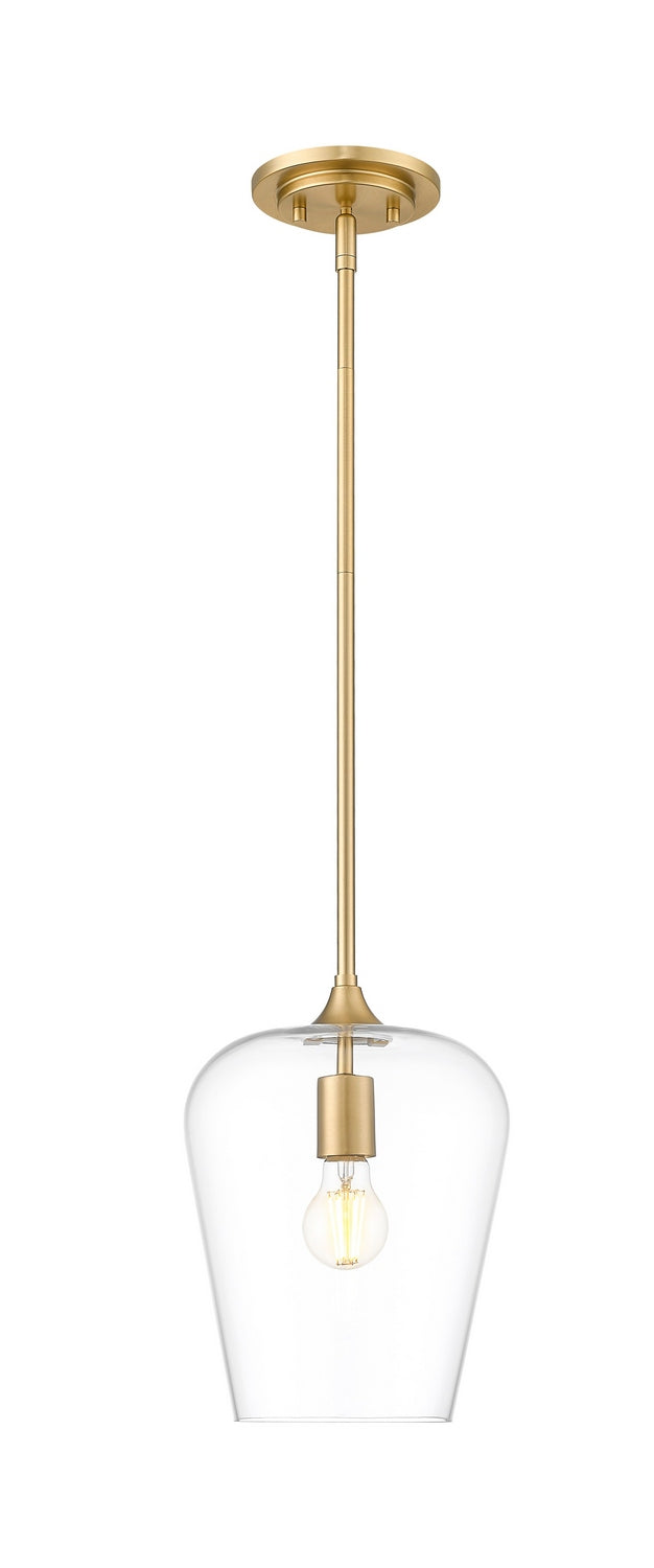 Mini-suspension Joliet Laiton bruni, 9" – Z-Lite