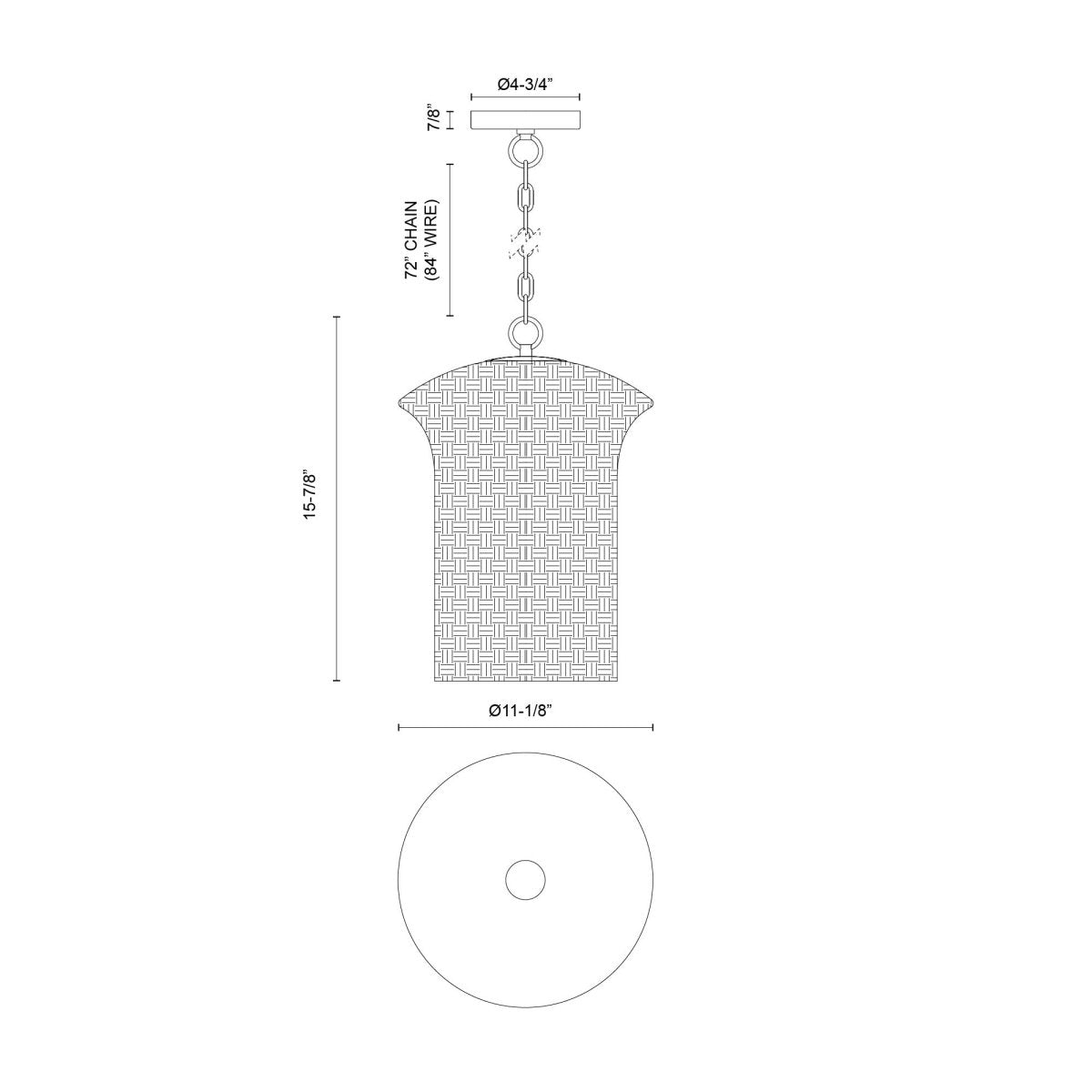 Suspension Kai - Or brossé by Alora Lighting | Luminaires & cie
